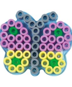 Alternative view of Hama Maxi Strijkkralen Grondplaat Vlinder Transparant