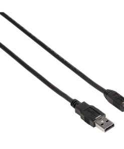 Hama Mini USB 2.0 Kabel A-B Mini 180 cm Zwart