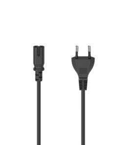 Hama Netsnoer Met Eurostekker 2-pins Stekker Dubbele Groef 1