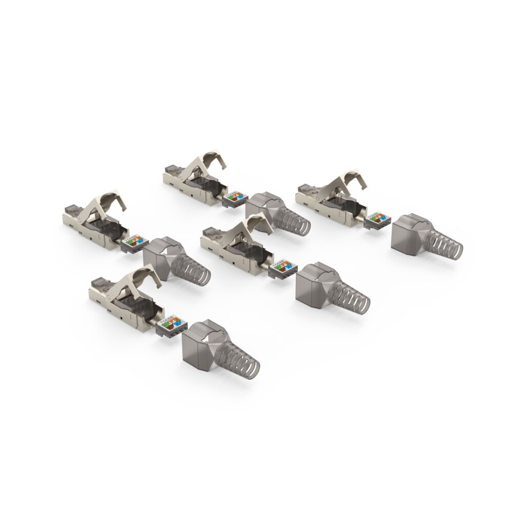 Hama Netwerkstekker CAT-6a 10 Gbit/s 5 Stuks - Image 2