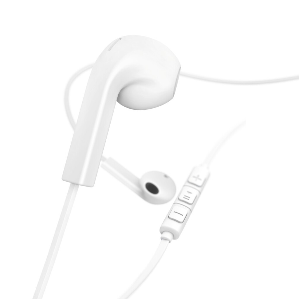 Hama Oordopjes Advance Earbuds Microfoon Platte Kabel Wit - Image 4