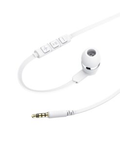 Alternative view of Hama Oordopjes Joy In-ear Microfoon Platte Kabel Wit