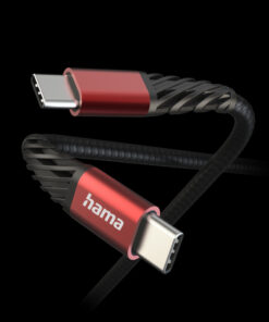 5 M Nylon Zwart/rood