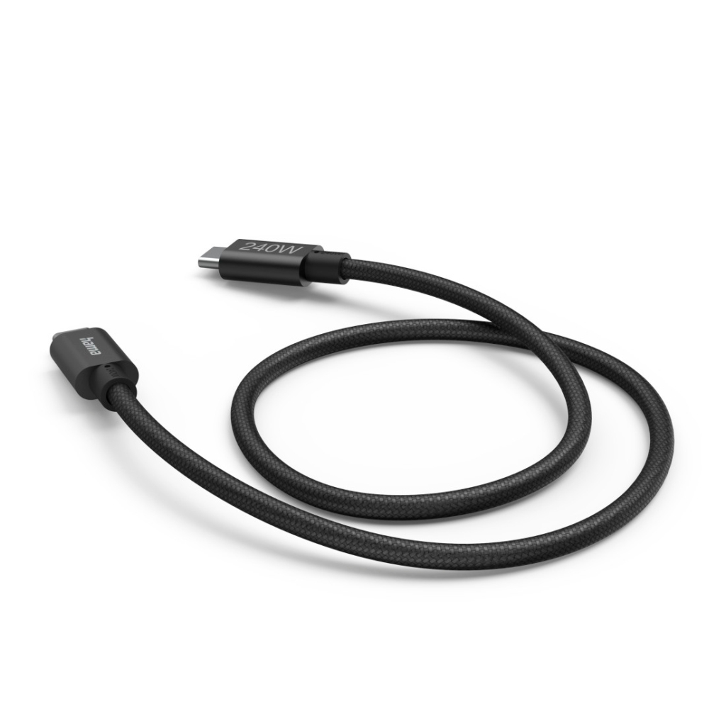 Hama Oplaadkabel USB C - USB C 150 cm 240W Zwart - Image 3
