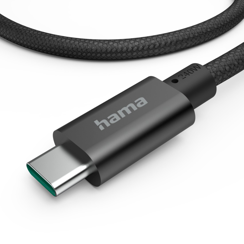 Hama Oplaadkabel USB C - USB C 150 cm 240W Zwart - Image 4