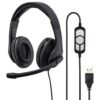 Hama PC-Office-headset HS-USB300 Stereo Zwart
