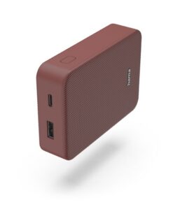 Hama Power Pack Colour 10 10000mAh 2 Uitgangen: USB-C USB-A Rood