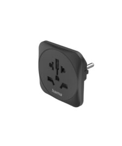 Alternative view of Hama Reisadapter Type E En F 3-polig Universeel Wereld Naar Europa Zwart