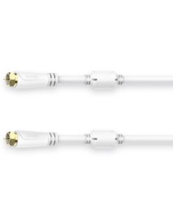 Alternative view of Hama SAT Aansluitkabel F Connector - F Connector Verguld 500 cm Wit