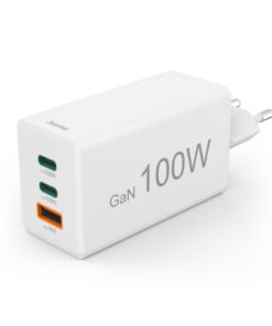 Hama Snellader 100W GaN 2x USB-C PD 1x USB-A QC Wit