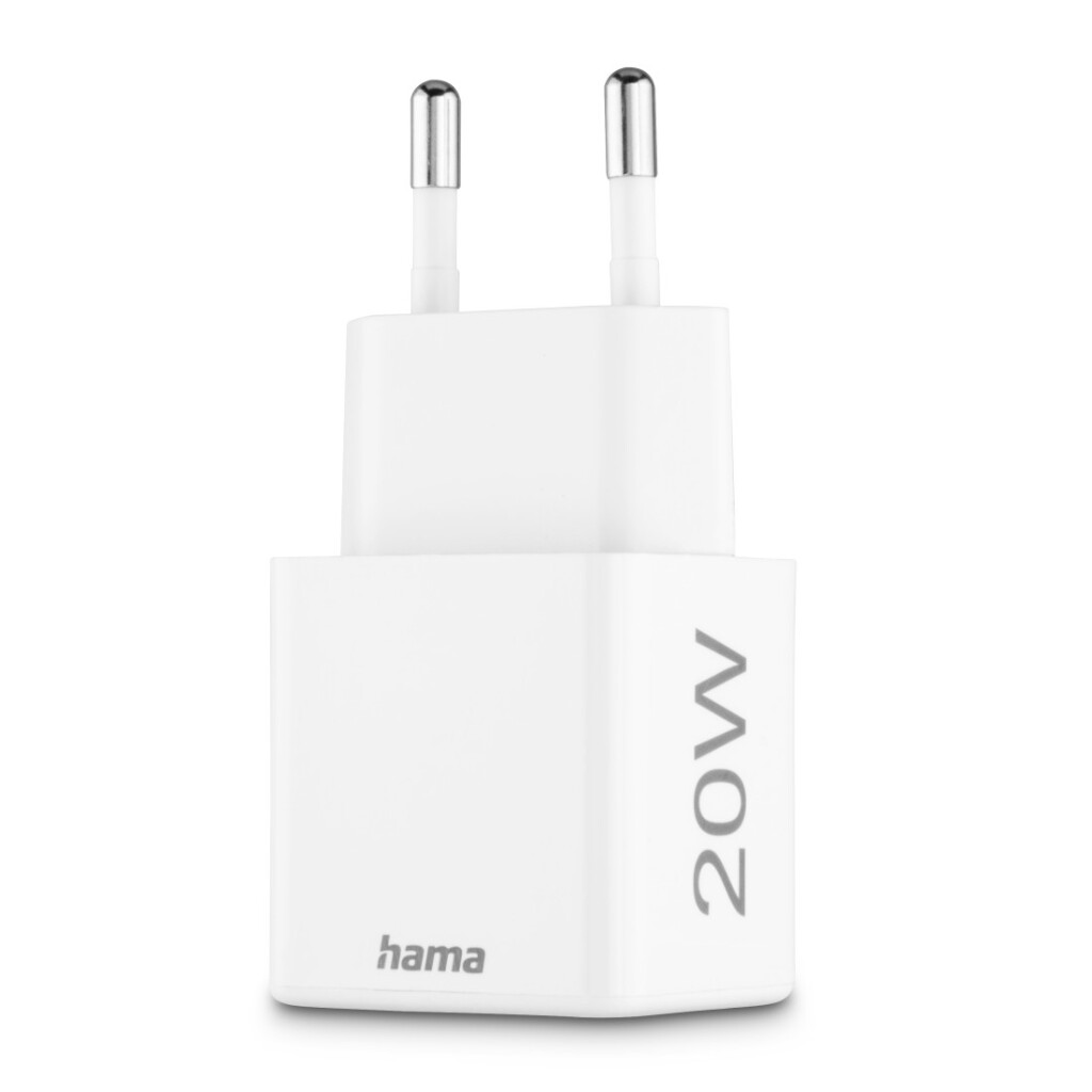 Hama Snellader 1x USB-C PD 1x USB-A QC Mini-oplader 20 W Wit - Image 5