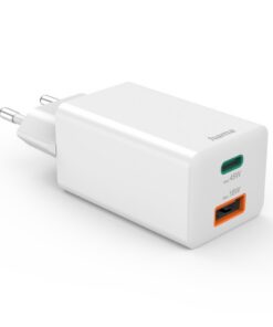 Alternative view of Hama Snellader 1x USB-C PD 1x USB-A QC Mini-oplader 45 W Wit