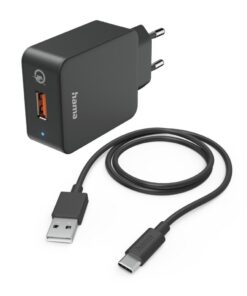 Hama Snellader Met Oplaadkabel USB-C Qualcomm&reg; 19