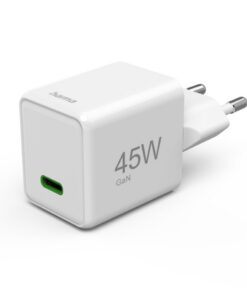 Hama Snellader USB-C PD/QC/GaN Super-Mini-Charger 45 W Wit