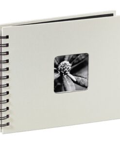 Hama Spiraalalbum Fine Art 24 X 17cm 50 Zwarte Pagina's Krijt