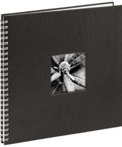 Hama Spiraalalbum Fine Art 36x32 Cm 50 Witte Pagina's Zwart