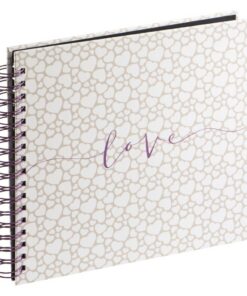 Hama Spiraalalbum Romance 28x24 Cm 40 Witte Pagina's