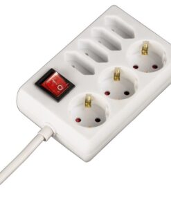 Hama Stekkerdoos 7-voudig Met Schakelaar 1.4m Wit