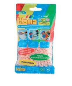 Hama Strijkkralen 1000 Stuks Rood Glow