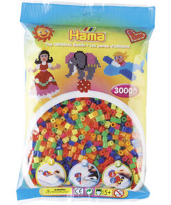 Hama Strijkkralen 3000 Stuks Neon