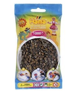 Hama Strijkkralen Chocoladebruin 1000 Stuks