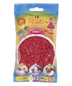 Hama Strijkkralen Donkerroze 1000 Stuks