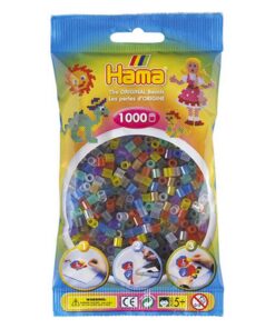 Hama Strijkkralen Doorzichtige Kleuren Mix 1000 Stuks