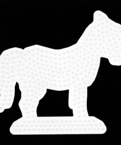 Hama Strijkkralen Grondplaat Paard Wit