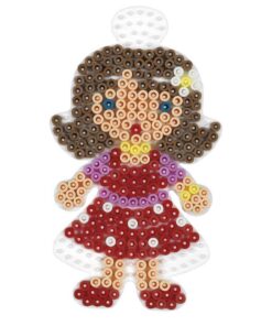 Alternative view of Hama Strijkkralen Grondplaat Pop Transparant