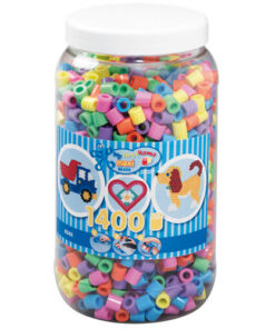 Hama Strijkkralen Maxi Pastelkleuren 1400 stuks
