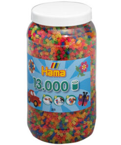 Hama Strijkkralen Ton Met 13000 Stuks Neon