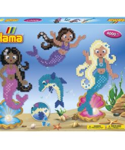 Hama Strijkkralen Zeemeerminnen Set 4000 Stuks Multicolor/Glitter