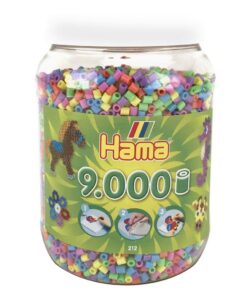 Hama Strijkkralen in Pot 9000 Stuks Pastel