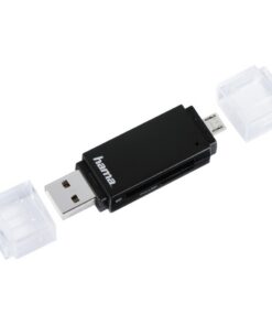 Alternative view of Hama USB-2.0-OTG-kaartlezer Basic SD/microSD Zwart
