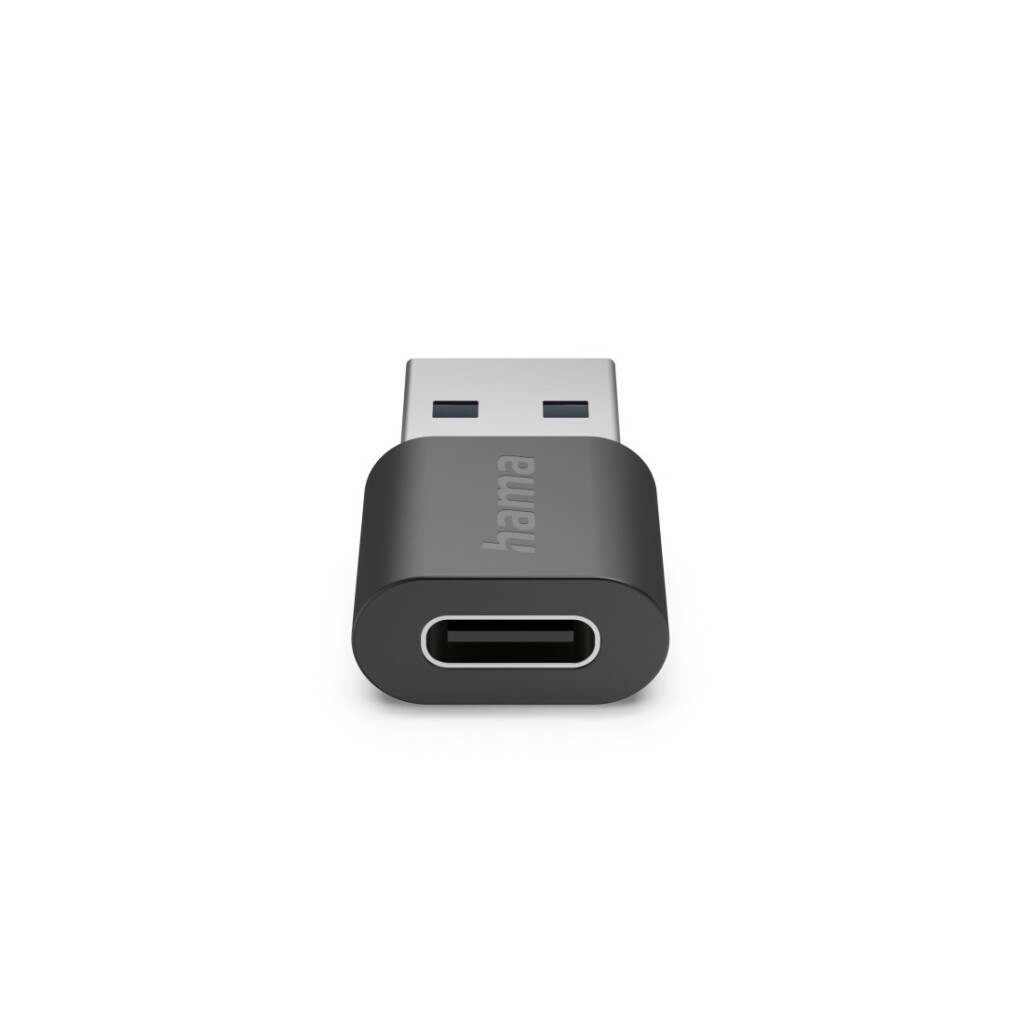 Hama USB-Adapter USB A Stekker - USB C Aansluiting USB 3.2 GEN2 10 Gbit/s Zwart - Image 3
