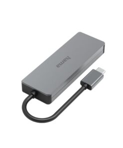 Alternative view of Hama USB-C-hub 4-poorts USB 3.2 Gen2 10 Gbit/s Alu
