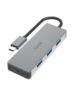 Hama USB-C-hub 4-poorts USB 3.2 Gen2 10 Gbit/s Alu