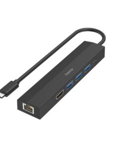 Hama USB-C-hub Multiport 6-poorts 3x USB-A USB-C HDMI&trade; LAN/ethernet