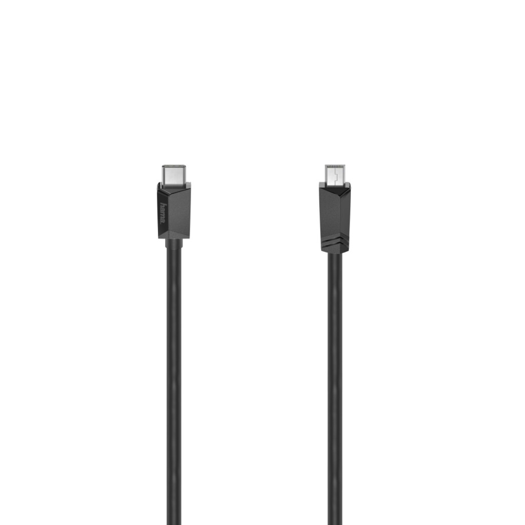 Hama USB-C-kabel USB-C-stekker - Mini-USB-stekker USB 2.0 480 Mbit/s 0