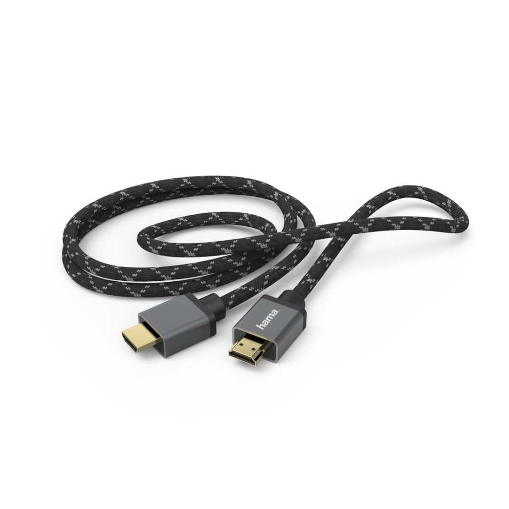 Hama Ultra High Speed HDMI Kabel Verguld 8K 3 m Aluminium/Zwart - Image 2