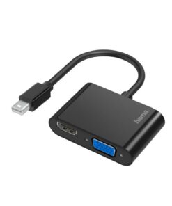 Hama Video-adapter 2in1 Mini-DisplayPort-st. - VGA & HDMI&trade;-aansl. Ultra-HD 4K