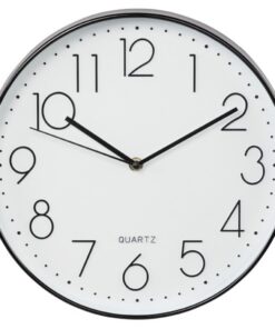 Alternative view of Hama Wandklok Elegance Ø 30 Cm Geluidsarm Zwart/wit