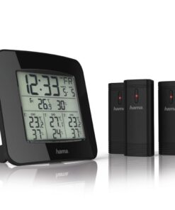Alternative view of Hama Weerstation EWS-Trio Met Drie Sensoren Zwart