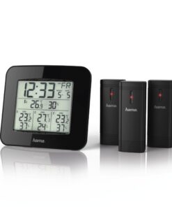 Hama Weerstation EWS-Trio Met Drie Sensoren Zwart