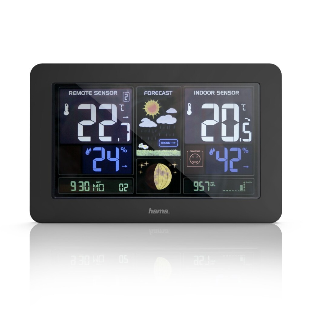 Hama Weerstation Premium Met Led-kleurendisplay En USB-oplaadfunctie - Image 3