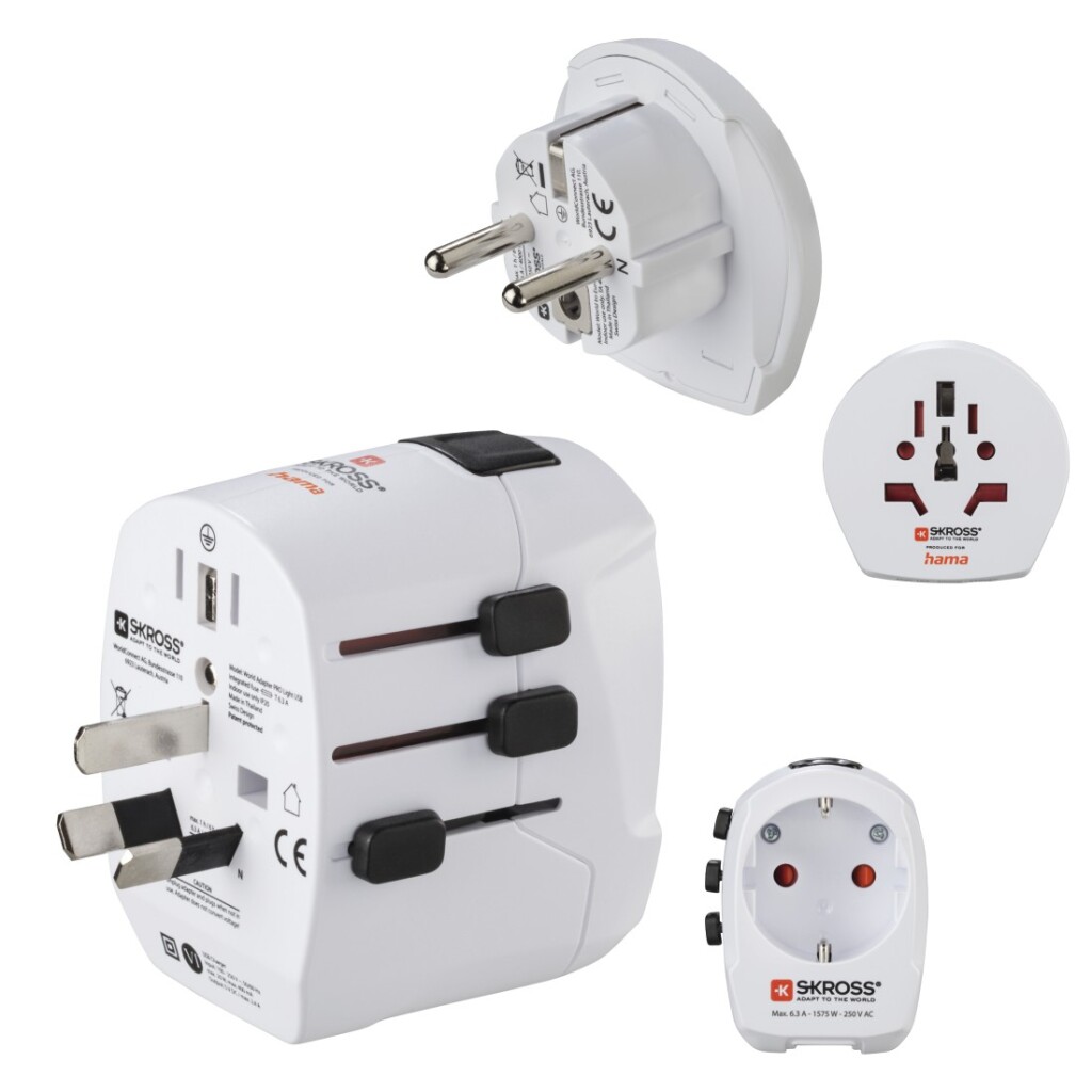 Hama Wereldreisadapter-set World Travel Pro Light USB 3-polig 2x USB - Image 3