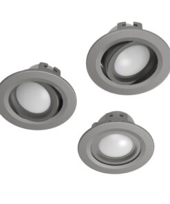 Hama Wifi-led-inbouwspot 5W Via Spraak/app Te Bed Verstelbaar 3 Sa.-nikkel