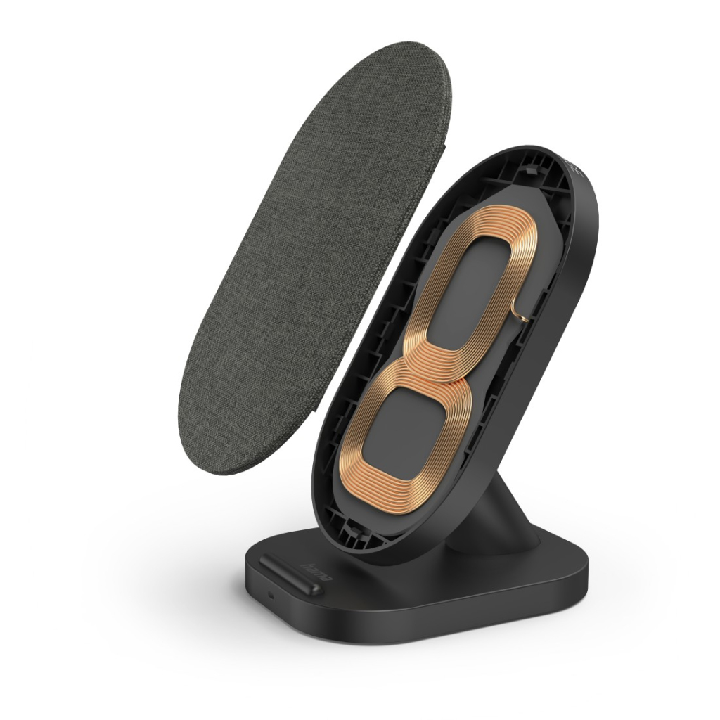 Hama Wireless Charger QI-FC10S-Fab 10 W Draadl. Smartphone-laadstation Z/w - Image 3