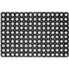 Hamat Rubberen Deurmat Domino Ring 40x60 cm Zwart
