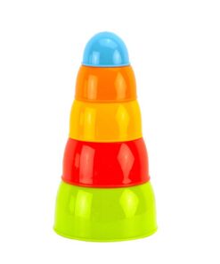 Happy World Stapelbekers 5-delig